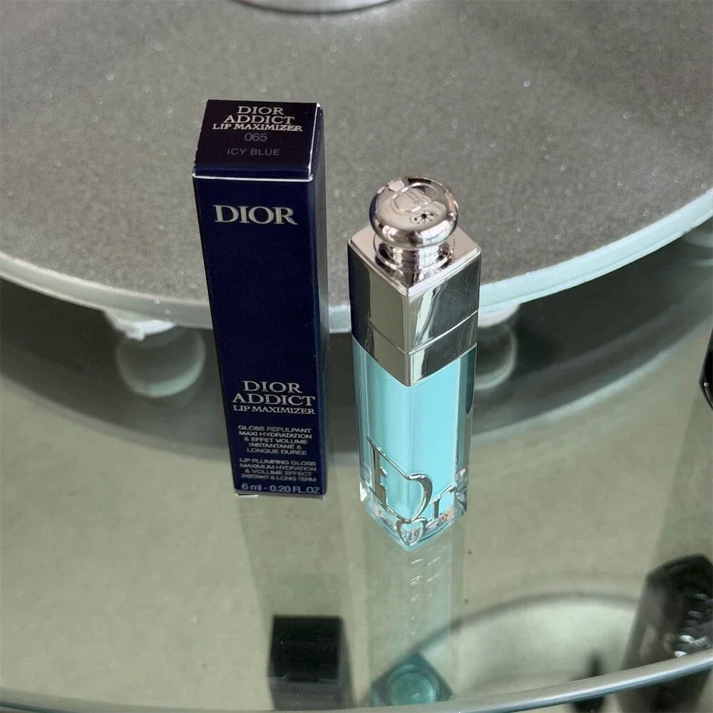 Dior Addict Lip Maximizer Lip Plumper Gloss 065 Icy Blue 6ml With Box
